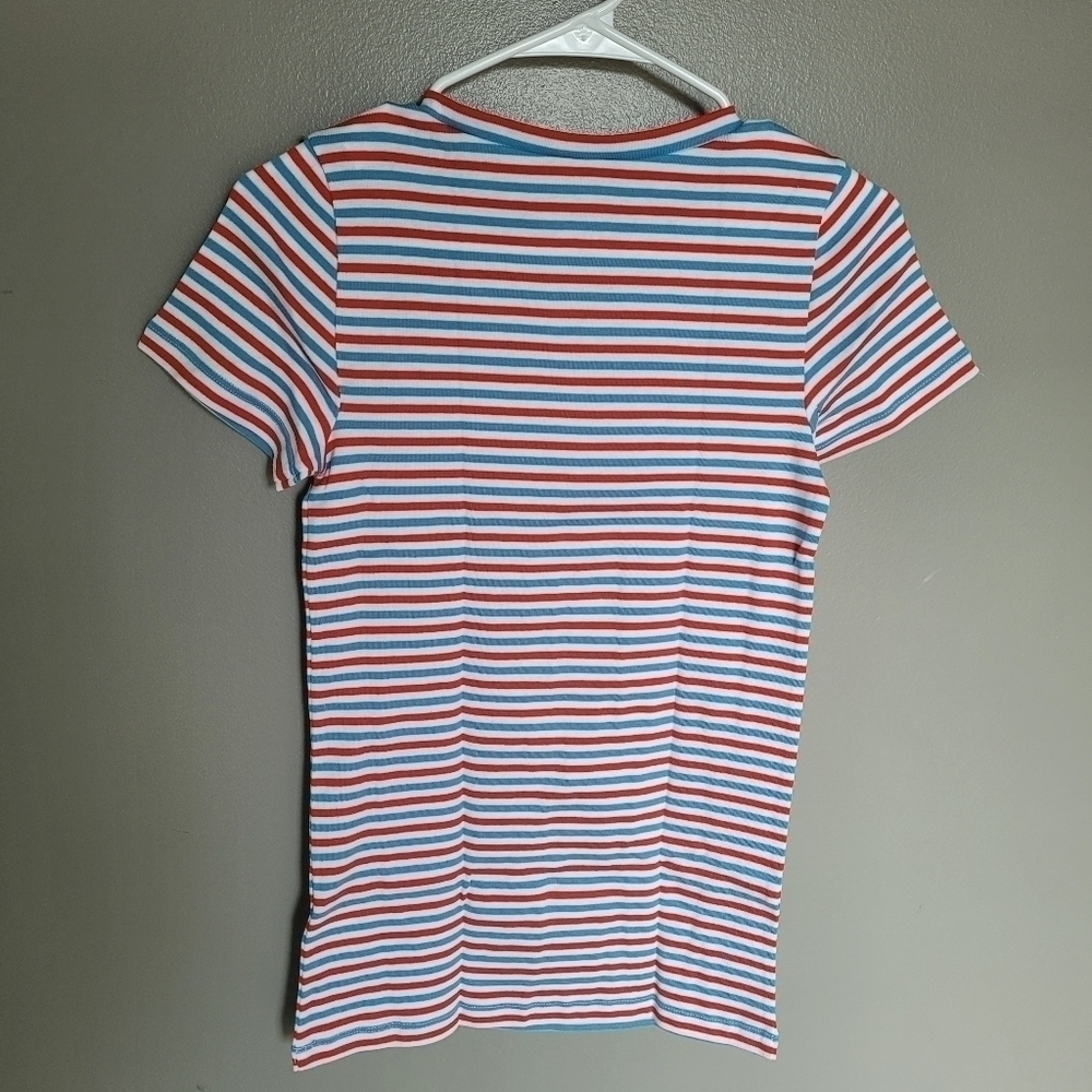 NWT J. Crew Striped Perfect Fit T-Shirt Size Small - Picture 4 of 7